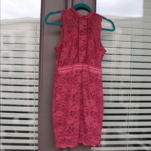 TopShop Scallop Mix Lace Dress